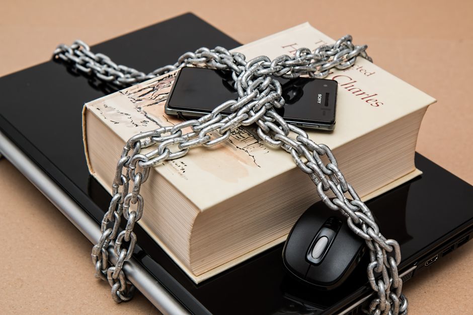 A digital padlock symbolizing internal controls and cybersecurity