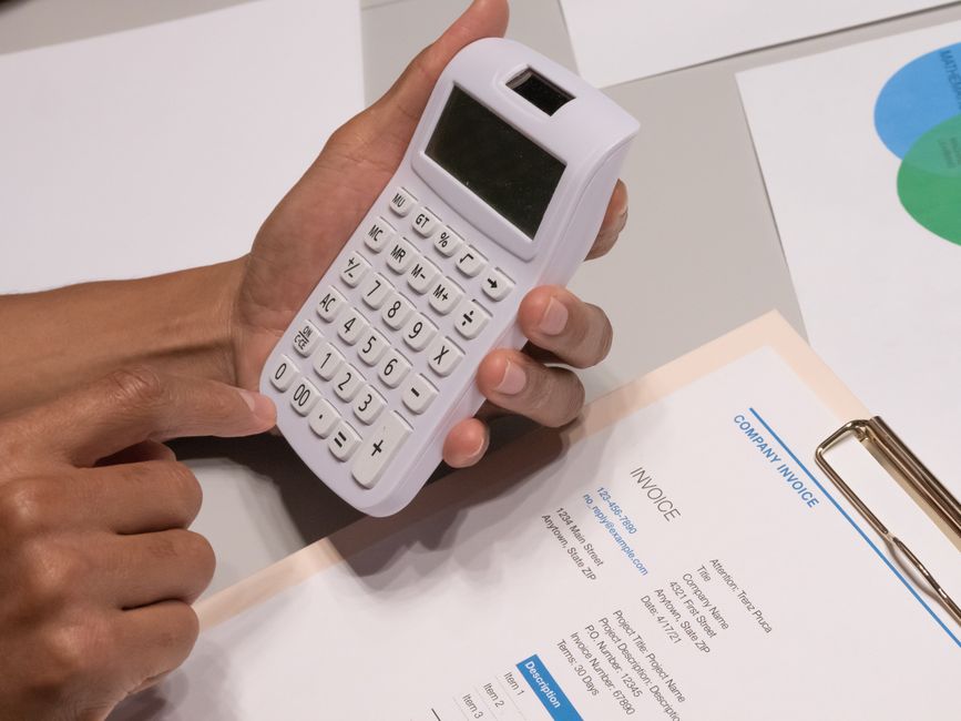 An automated optical character recognition system scanning incoming digital invoices into a system.