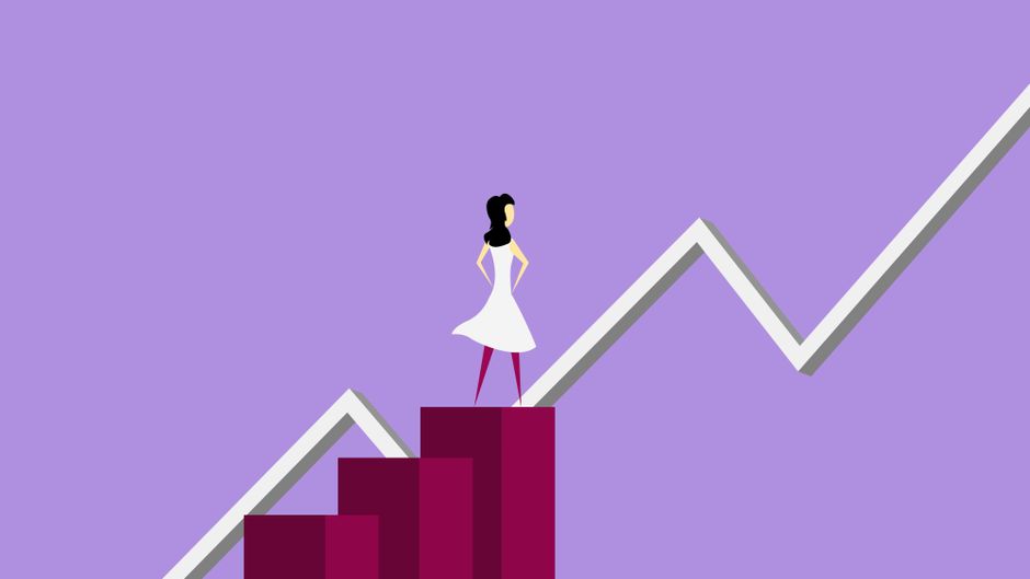 A visual representation of career growth and educational milestones