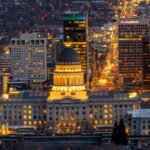 The Colorado state capitol building in Denver representing municipal sales tax authority.