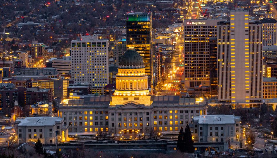 The Colorado state capitol building in Denver representing municipal sales tax authority.