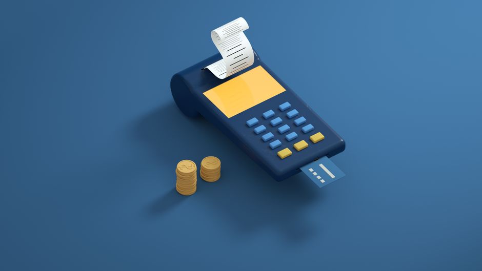 Vendor invoices and a corporate credit card representing operational liabilities.
