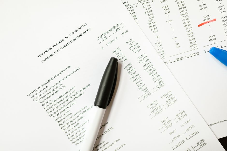 Audited corporate financial statements and management performance measure documents