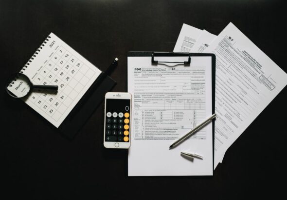 Digital asset investor reviewing IRS Form 1099-DA and tax reporting documents